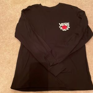 Vans Womens Black long sleeve shirt.